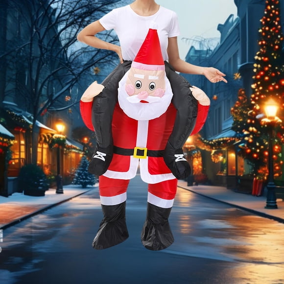BELOVING Inflatable Santa Costume Adults Inflatable Suit for Party Festival Role Play
