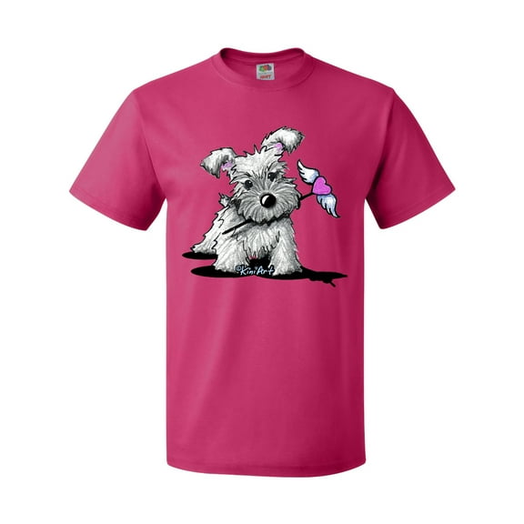 Inktastic Schnauzer with Heart T-Shirt