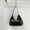 black, variant on HMSHA Fashion Style Shoulder Bags for Women PU Leather Underarm Bag Vintage Half-moon Handbag Totes Female Casual Ladies Shopping Pack