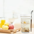 thumbnail image 2 of Matoen Overnight Oats Container with Lid and Spoon, Portable Breakfast Jars for Cereal Container Capacity 350ml, 2 of 6