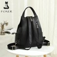 thumbnail image 4 of Mochila de estilo femenino de la marca FOXER, de piel auténtica y microfibra, para la escuela, para niñas, de viaje, regalo de Navidad, 4 of 5