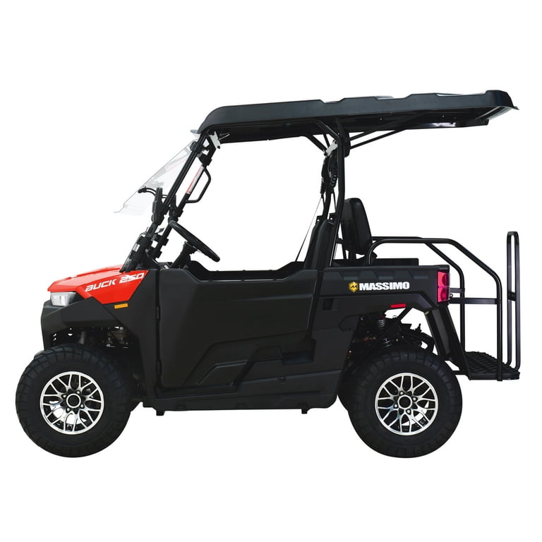 Massimo Buck 250X Side by Side 2WD 177cc EFI 12hp, Gas Golf Cart