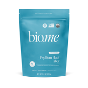 Bio.me Psyllium Husk Fiber Unflavored - Gluten-Free Fiber Supplement for Women & Men - Psyllium Husk Powder Supplement for Healthy Digestion, Bowel Regularity, & Bloating Relief - 45 Servings