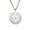 Steel Color, variant on Women's Necklace Moon Phase Pendant Necklace