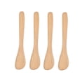 thumbnail image 4 of MERRYHAPY 4Pcs Beige Lotus Wood Bread Knives Natural Simple Design for Home Kitchen Use, 4 of 8