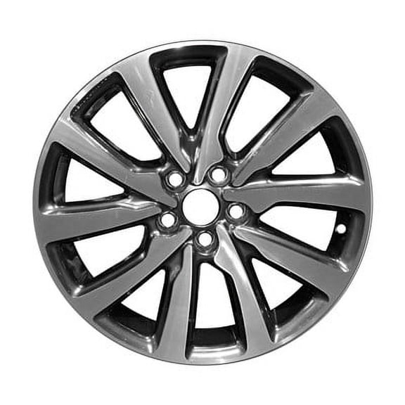 KAI 18 X 8 Reconditioned OEM Aluminum Alloy Wheel, Machined/Charcoal, Fits 2019-2019 Lincoln MKC