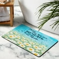 thumbnail image 5 of Luxury Bath Rug Soft Superfine Fiber, Flower Design - Non Slip, Machine Washable, Ideal for Bathroom & Shower Room, 20x32 inch, 5 of 5