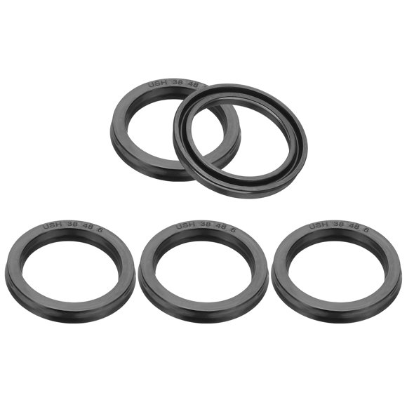 Uxcell Oil Seal Lip Seals Nitrile Rubber Cover Radial Shaft Washer Gasket for Cylinder Automotive Car Engine Drain Plugs 38 x 48 x 6mm