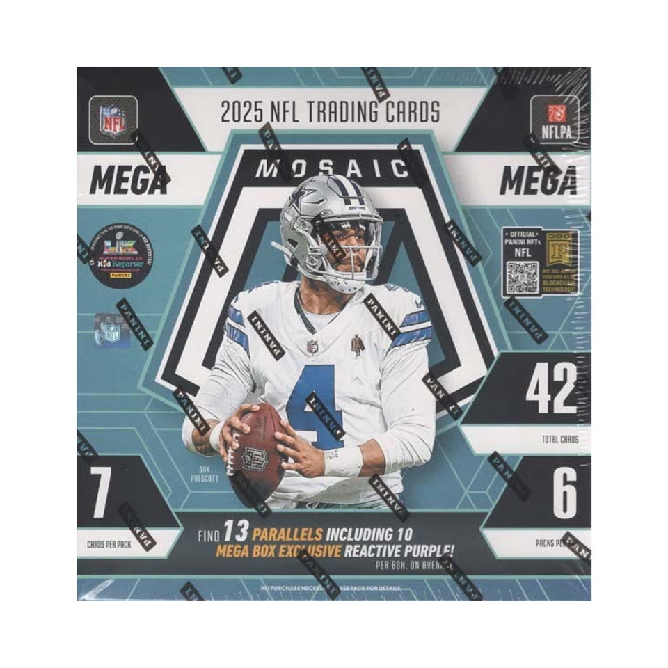 2025 Panini Mosaic Football Mega Box