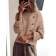 thumbnail image 4 of Suéter PRETTYGARDEN Otoño 2025 Cuello Redondo con Botones Caqui Talle S, 4 of 5