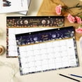 thumbnail image 2 of DESK CALENDAR 2026 - 12 Monthly Desk/Wall Calendar, Jan 2026 To Dec 2026, 16.8" x 12", Thick Paper With Corner Protectors, Large Ruled Blocks - The Moon, 2 of 9