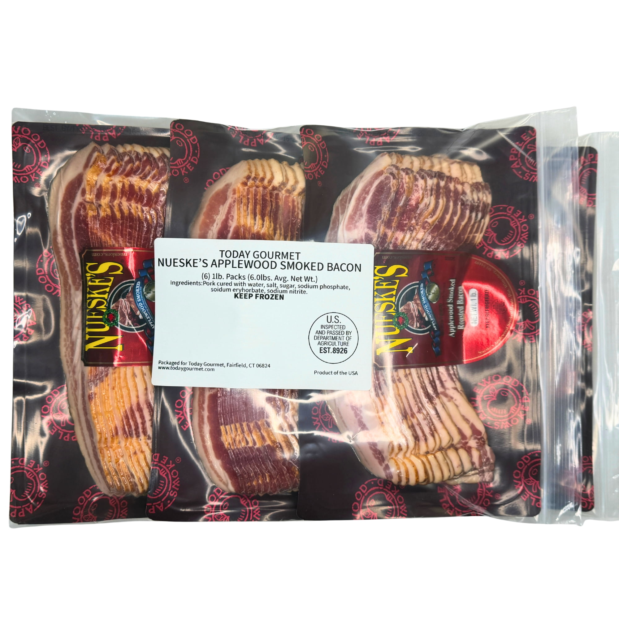 Nueske's Applewood Smoked Bacon (6-1lb. Packs)