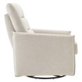 thumbnail image 3 of Swivel Armchair Chair, Oatmeal, Fabric, Living Kitchen Cafe Bistro Hospitality Restaurant, Modern Contemporary HB36463, 3 of 9