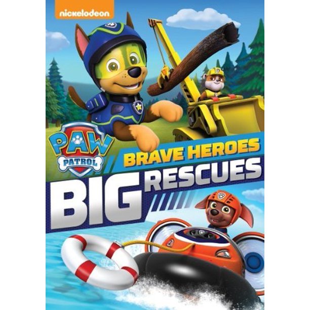 Paw Patrol Brave Heroes Big Rescues Dvd Walmart Com Walmart Com