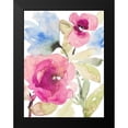 thumbnail image 2 of Loreth, Lanie 19x24 Black Modern Framed Museum Art Print Titled - Peaceful Florals I, 2 of 5