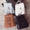 thumbnail image 4 of Sac à Dos en PU Style Rétro Femmes Sac à Dos Mode Femmes Sac Sac à Dos Stylé Noir, 4 of 9