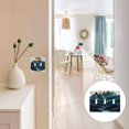 thumbnail image 7 of Yayeee Toggle Light Switch Wall Plate 2-Gang 4.56"x4.48" Decorative Outlet Cover, Blue Mountains, 7 of 7
