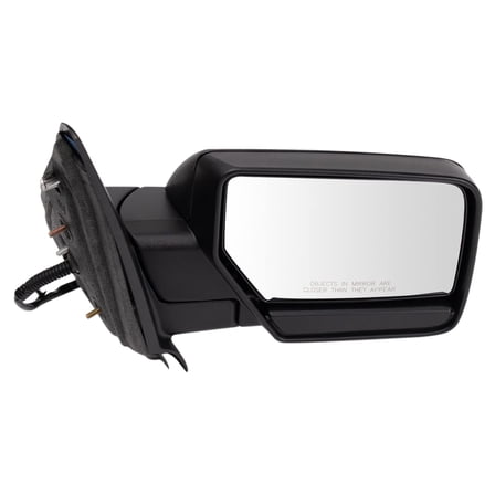 TRQ Mirror Power Non-Heated Puddle Light Textured Black RH Passenger Side MRA08020