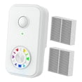 thumbnail image 4 of Purificador de iones negativos, ventilador con filtro HEPA que elimina el polvo, generador de aire portátil silencioso para Blanco, 4 of 9