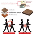 thumbnail image 3 of LOUEBICA Mens Wallet Leather RFID Blocking Large Capacity Trifold Wallet for Men with 10 Card Holders, 3 of 7