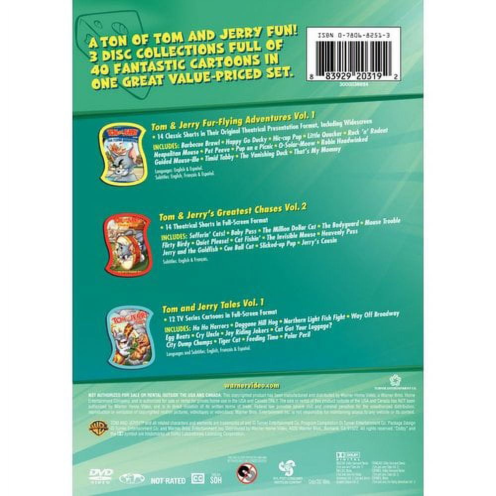 【中古】「非常に良い」3-Pack Fun: Tom &amp; Jerry [DVD] [Import] Amazon.com: Tom and Jerry Fun Pack (3pk/DVD) : Various, Various