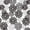 Black, variant on Sm:)e Orange Brown and Gray Floral Blanket, 50x60 Inch, Soft Flannel Fleece Blankets for Sofa Home Decor