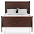 thumbnail image 4 of FOA Jussy 5pc Cherry Wood Bedroom Set-Twin+2 Nightstands+Dresser+Mirror, 4 of 12