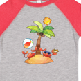 thumbnail image 4 of Inktastic Summer Beach Scene with Cute Crabs Playing Boys or Girls Toddler T-Shirt, 4 of 5