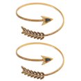 thumbnail image 1 of Adjustable Armlet Bracelet Set for Women - Open Cupid Cuff Jewelry, 1 of 8