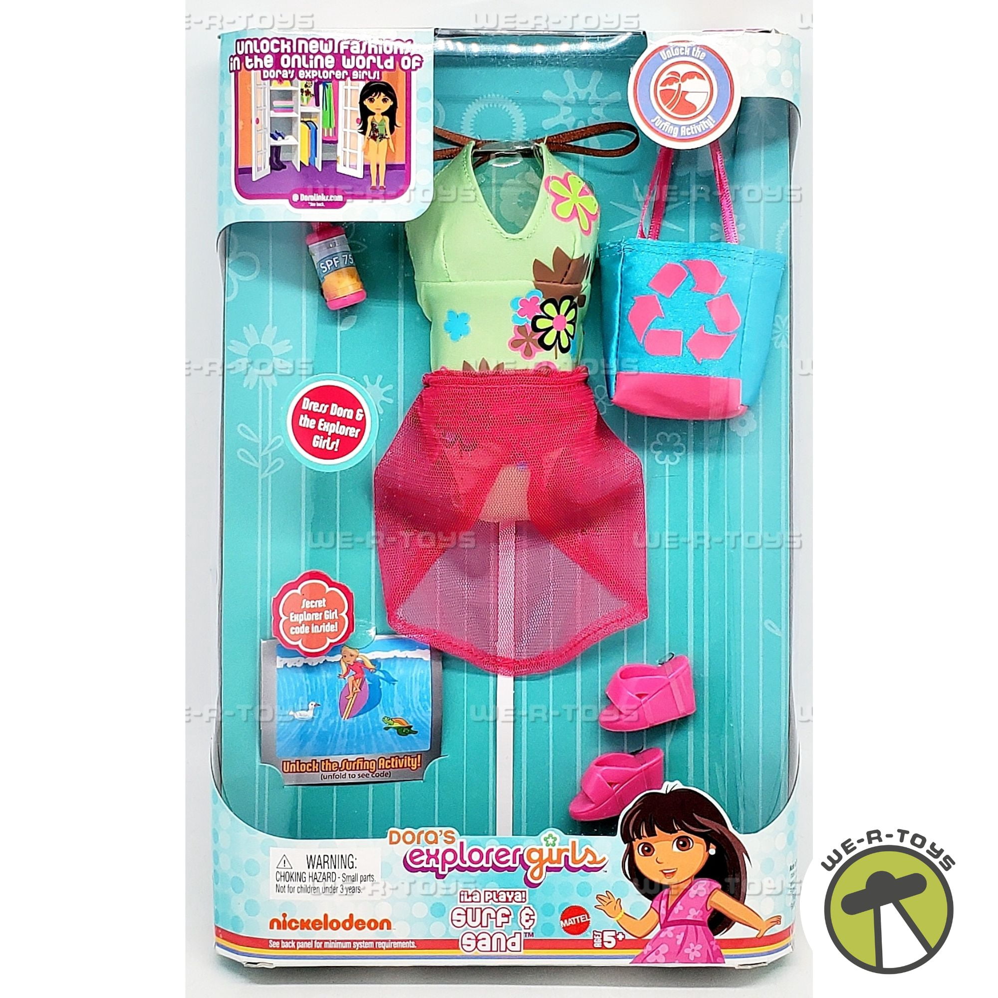 Dora the Explorer Dora's Explorer Girls Links Surf and Sand Outfit