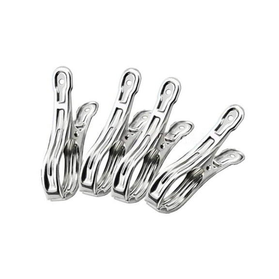 Holzlrgus Metal ClothesPins,Clothes Pins 20 Pack 3.5 Inch Stainless Steel Pool Towel Clips,Chair Clips for Beach Towels,Let Your Clothes, Quilts, Blankets from Blow Away Or Decline