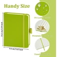 thumbnail image 2 of 4Pcs A6 Pocket Notebook, Small Hardcover Notebook with Pen Holder, 3.7”x5.7” Mini Journal Notebook, Notebook Lined Journal Notebook Notepads 160 Pages for Office, Home(Colorful), 2 of 8