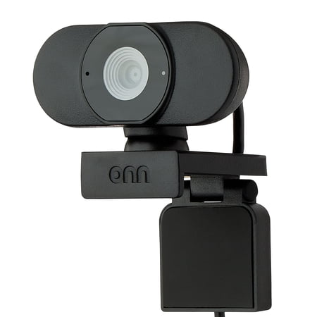 ONN 1440P WEBCAM WITH AUTOFOCUS AND BUILT-IN MICROPHONE, ADJUSTABLE,BLACK