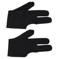 thumbnail image 1 of Glove 2 PCS Unisex Snooker Billiard Glove Izquierda Tres Finger Hand Guard Protector, 1 of 7