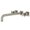 Brushed Nickel, variant on Kingston Brass KS6050DX Concord Two-Handle 3-Hole Wall Mount Roman Tub Faucet in Matte Black
