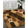 thumbnail image 2 of Ahgly Company Indoor Rectangle Patterned Papaya Orange Area Rugs, 5' x 7', 2 of 6