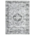 thumbnail image 2 of Aoile Vintage Area Rug 8x10, Washable Rug Low Pile Non-slip Floral Distressed Mat for Living Room Bedroom Dining Room Home Decor, Gray, 2 of 8