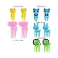 thumbnail image 4 of 10 Pieces Mini Animals Food Picks Kids Lunch Box Decor Cute Style Cartoon Reusable Toothpicks for Fruit Dessert Pastry Snacks Elephant, 4 of 8