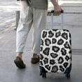 thumbnail image 3 of Black Leopard Pattern Luggage Cover Fashion Suitcase Cover Baggage Covers Fit 25-28 Inch Luggage (Go Travel), 3 of 5