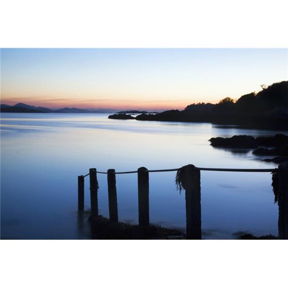 Posterazzi DPI1876026 Parknasilla, County Kerry, Ireland - Sunset Over Kenmare Bay Poster Print, 18 x 12
