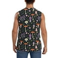 thumbnail image 4 of Bixox Men's Mushrooms Printed Shirt Sleeveless Fitness Tank Top-Small, 4 of 7