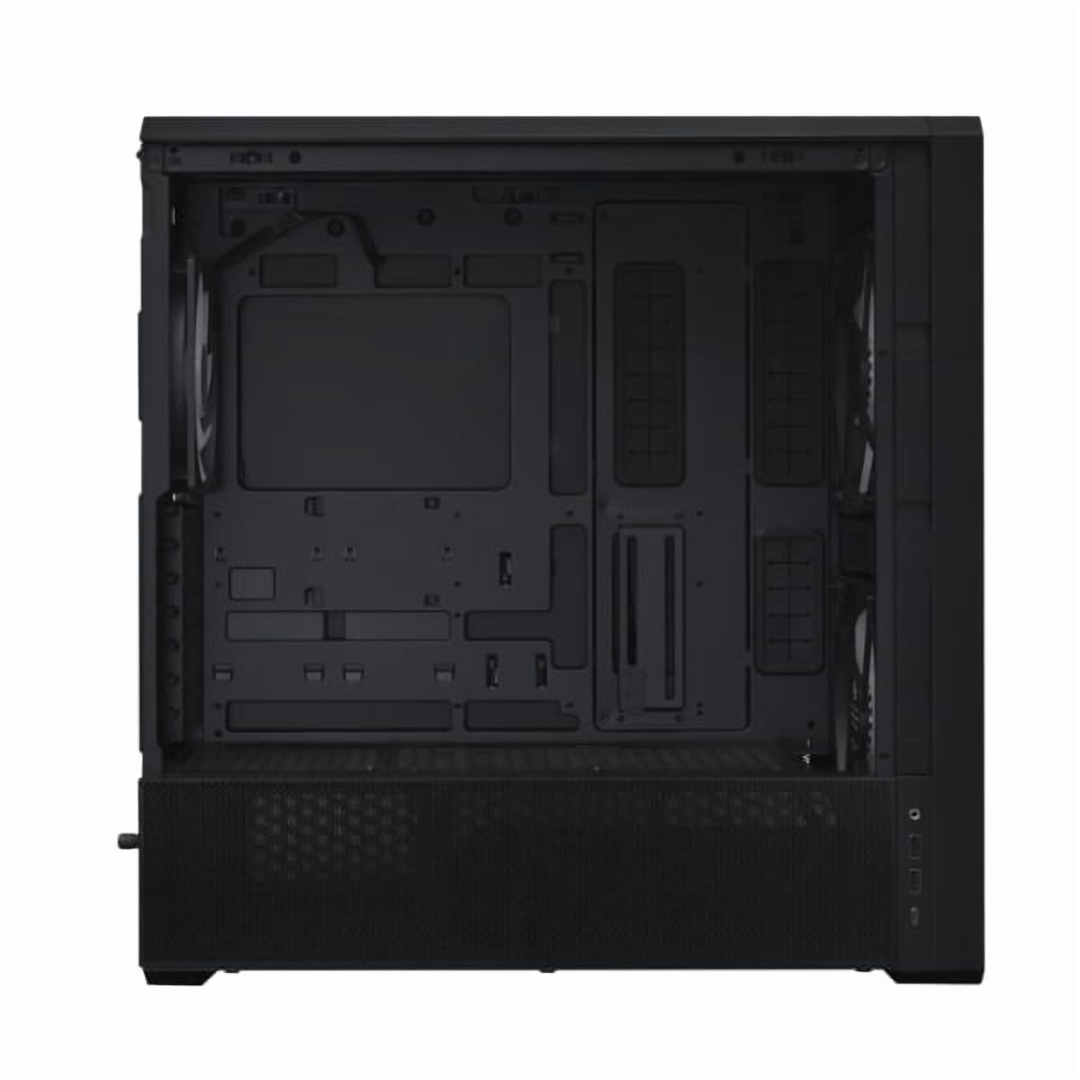 Lian Li LANCOOL 217 INF Black Infinity Mirror Computer Case, Mid-Tower ATX PC Case w/ 3 Pre-Installed Fans, 2x170mm ARGB Fans, 1x140mm, Front Mirror Glass Panel, Optimized Airflow - Black