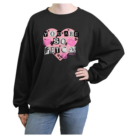 Junior's Mean Girls You Are So Fetch Scrapbook Sweatshirt