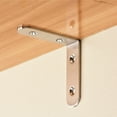thumbnail image 3 of 2 Pcs/10 Pcs Supports d'Angle en Forme de L en Acier Inoxydable pour Étagère, 3 of 9
