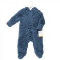 thumbnail image 2 of Hudson Baby Faux Shearling Bunting 1pk, Coronet Blue, 12-18 Months, 2 of 2