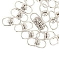 thumbnail image 3 of 50 Pieces Metal Split Keychain Parts Swivel Connectors Double Ended Loop Clasp Make Your Own 19mm, 3 of 8