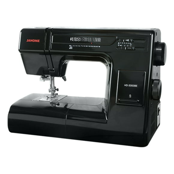 Máquina de Coser Janome Black Edition HD3000BE Mecánica Aluminio