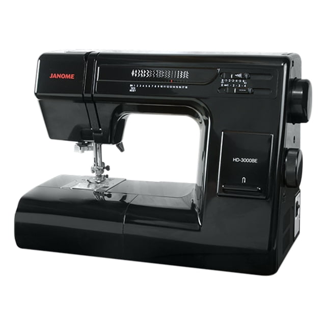 Máquina de Coser Janome Black Edition HD3000BE Mecánica Aluminio