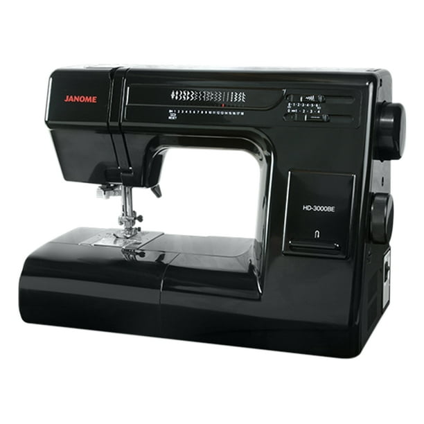 Máquina de Coser Janome Black Edition HD3000BE Mecánica Aluminio