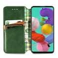 thumbnail image 4 of Galaxy A71 5G Case, Premium PU Leather TPU Wallet Cover with Card Holder Kickstand Hidden Magnetic Adsorption Shockproof Flip Folio Cell Phone Protective Case for Samsung Galaxy A71 5G,Green, 4 of 9